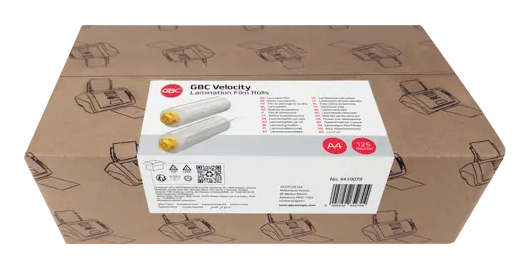 GBC Velocity laminointirulla 125 mikronia kiiltävä kalvo
