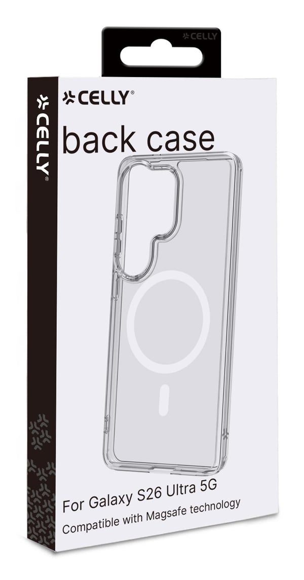 Celly GELSKINMAG mobiltelefon etui 17,5 cm (6.9") Cover Transparent
