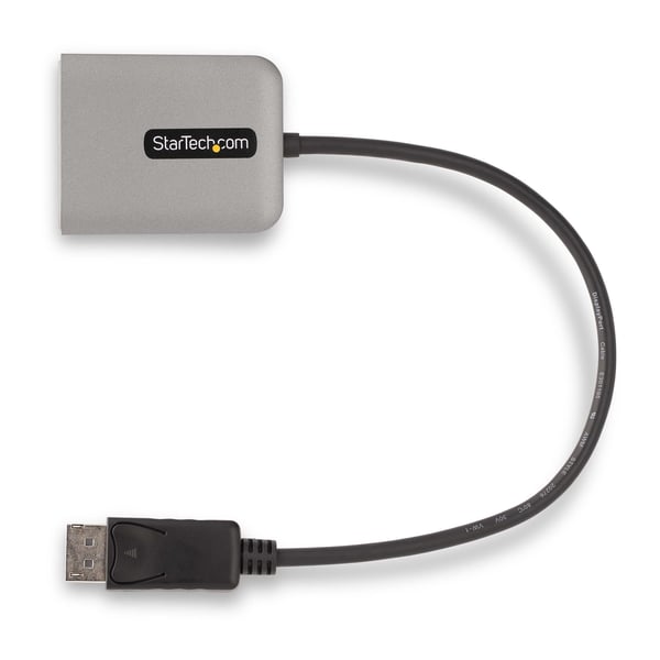 StarTech.com MST14DP122DP videokabel adapter 0,3 m DisplayPort 2 x DVI Grå