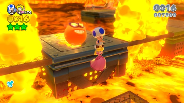 Nintendo Super Mario 3D World Standard Tysk, Engelsk, Spansk, Fransk, Italiensk, Hollandsk, Portugisisk, Russisk Wii U