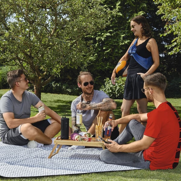 Hama Twin 3.0 Bærbar stereohøjttaler Sort 30 W