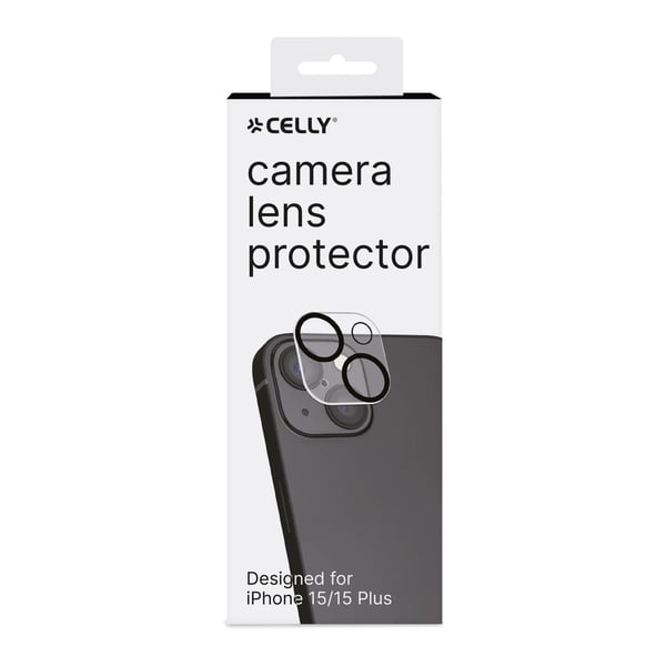 Celly CAMERALENS1053 Skærm og -bagsidebeskytter til mobiltelefon Beskyttelse af kameralinsen Apple 1 stk
