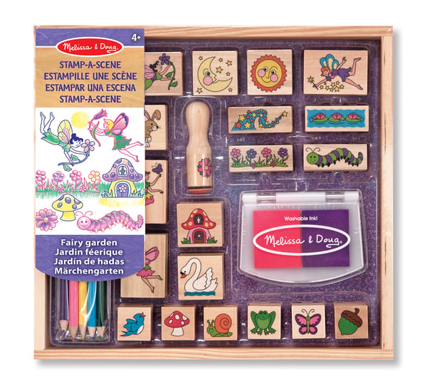 Melissa & Doug Stamp-a-Scene Fairy Garden