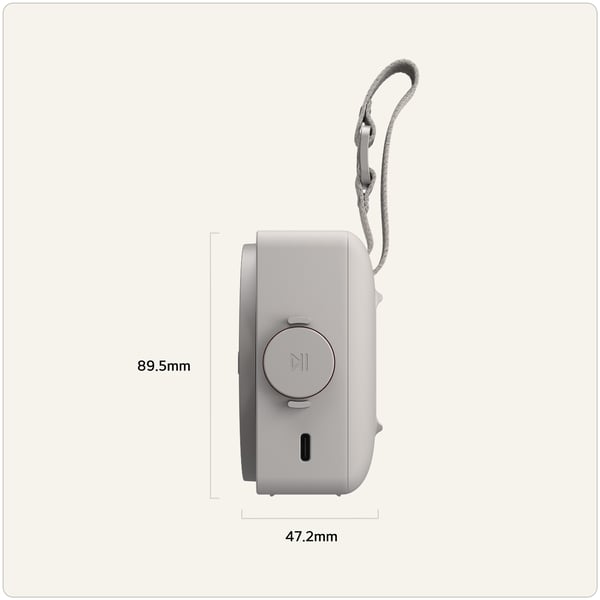 LG xboom Mini by will.i.am Bärbar monohögtalare Grå 5 W
