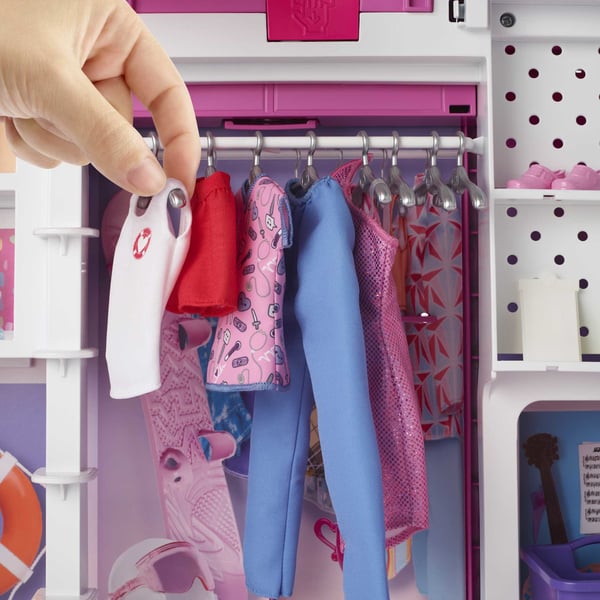 Barbie Fashionistas Dream Closet-docka och lekset