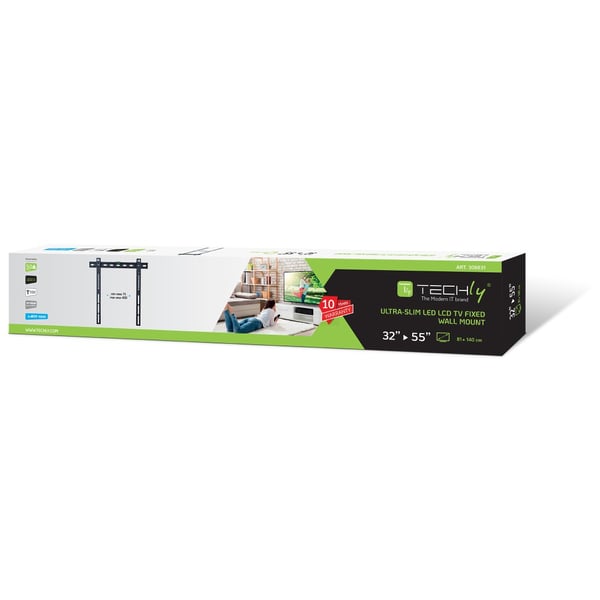 Techly ICA-PLB 140M TV-kiinnike 139,7 cm (55") Musta