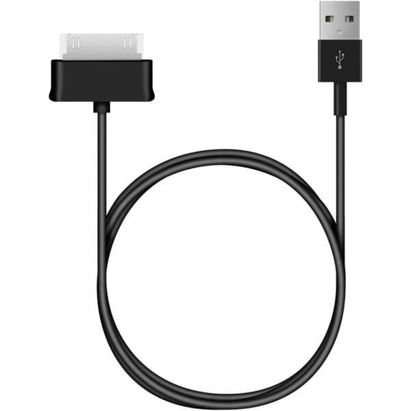 Techly 1.2m USB - Samsung 30-p kabel til mobiltelefon Sort 1,2 m USB A Samsung 30-pin