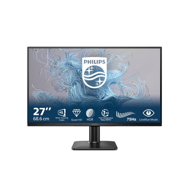 Philips 1000 series 27E2N1500L/00 platta pc-skärmar 68,6 cm (27") 2560 x 1440 pixlar Quad HD LED Svart