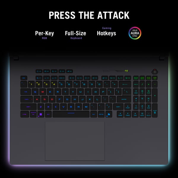 ASUS ROG Strix G18 G815LP-S9164W Intel Core Ultra 9 275HX Kannettava tietokone 45,7 cm (18") WQXGA 32 GB DDR5-SDRAM 1 TB SSD NVIDIA GeForce RTX 5070 Wi-Fi 7 (802.11be) Windows 11 Home Musta, Harmaa QWERTY Hollanti