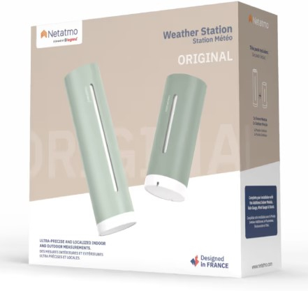 Netatmo NWS-M-EC digital vejrstation Mintfarve Vekselstrøm/batteri Wi-Fi