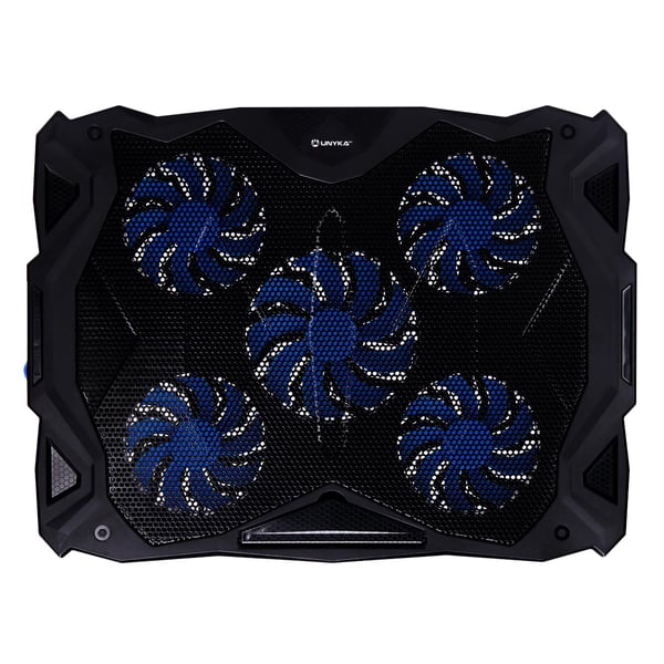 UNYKAch CANDY C500 kylningsdynor för bärbara datorer 48,3 cm (19") 1400 RPM Svart, Blå