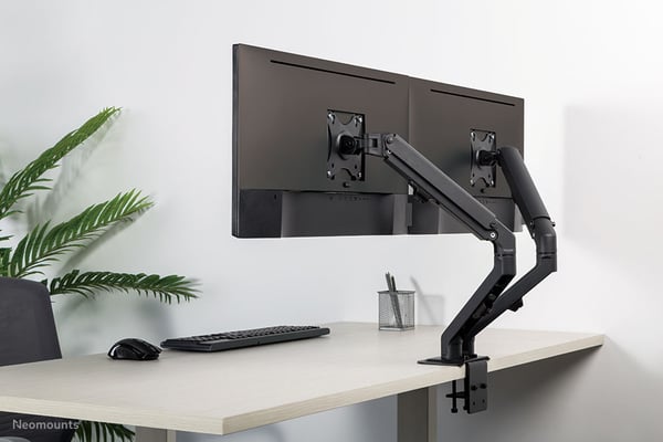 Neomounts FPMA-D650DBLACK skærmbeslag og -stativer 68,6 cm (27") Skrivebord Sort