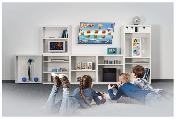 Hama 00220818 tv-fäste 2,54 m (100") Svart