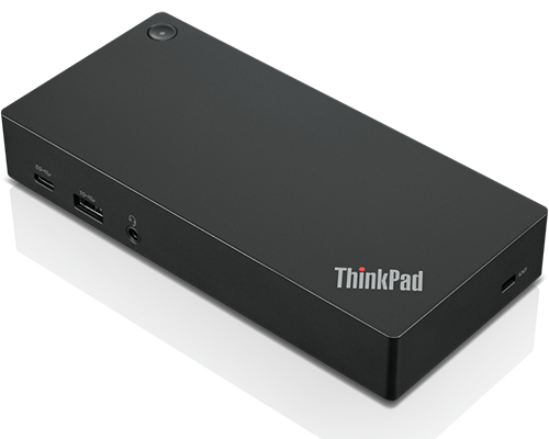 Lenovo 03X7609 Notebook-dockningsstation och portreplikator Kabelansluten USB 3.2 Gen 1 (3.1 Gen 1) Typ-C Svart (03X7609)