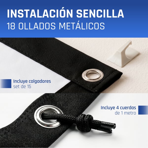 iggual MP720p + ECO-COST 100" 120 ANSI lumens 720p (1280x720) Hvid
