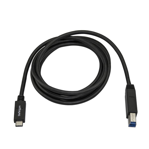 StarTech.com USB315CB2M USB-kabel USB 3.2 Gen 1 (3.1 Gen 1) 2 m USB C USB B 5 Gbit/sek. Sort