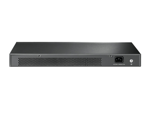 TP-Link TL-SG1024 Ohanterad Gigabit Ethernet (10/100/1000) 1U Svart