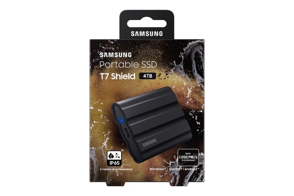 Samsung MU-PE4T0S 4 TB USB Type-C 3.2 Gen 2 (3.1 Gen 2) Svart