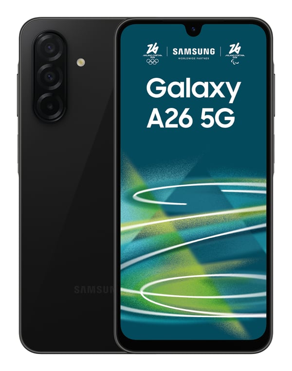 Samsung Galaxy A26 - 5G - Dual-SIM - RAM 6 GB / Lager 128 GB - sort