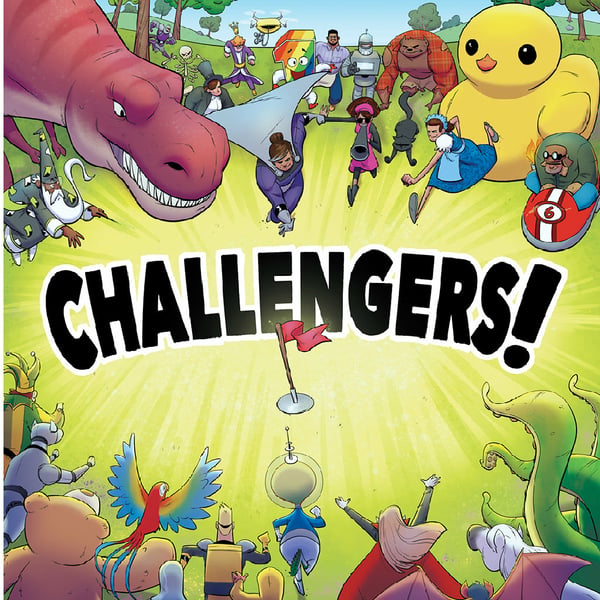 Asmodee Challengers! Challengers! 45 min Kortspel Kortbytesspel