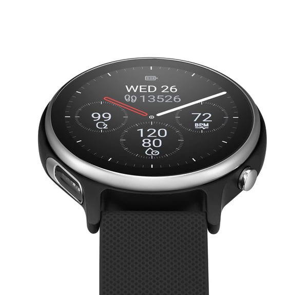 ASUS VivoWatch 6 (HC-D06) 3,53 cm (1.39") AMOLED Digital 454 x 454 pixel Berøringsskærm Sort GPS (satellit)