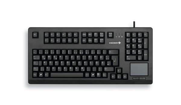 CHERRY TouchBoard G80-11900 tastatur Kontor USB QWERTY Nordisk Sort