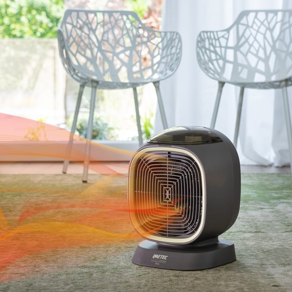 Imetec Silent Power Eco inomhus Grön, Grå 2100 W Elektrisk värmefläkt