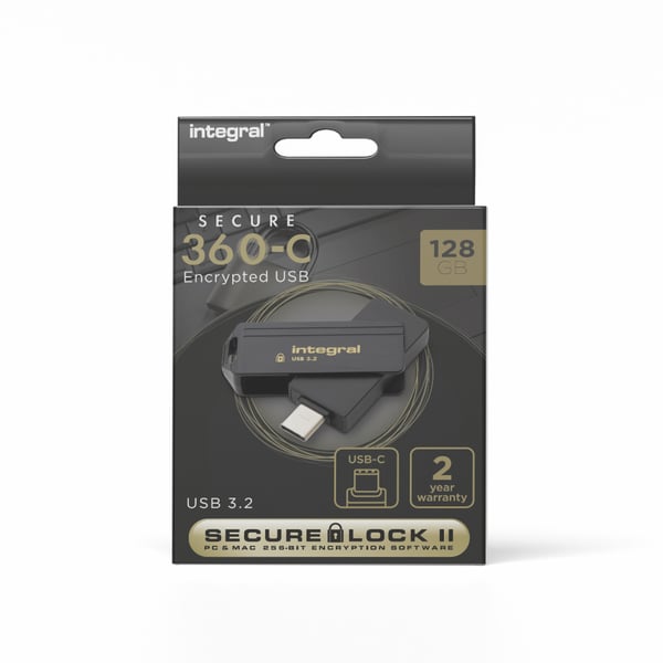Integral INFD128GB360CSEC3.2 USB-nøgle 128 GB 3.2 Gen 1 (3.1 Gen 1)