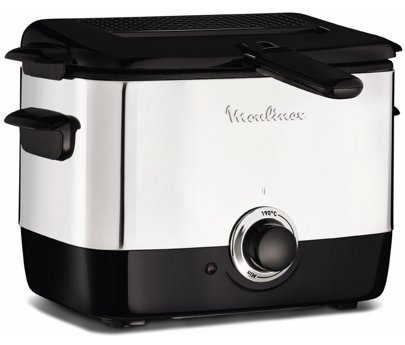 Moulinex AF220010 frituregryde Enkelt 1 L Enkeltstående 1000 W Sort, Rustfrit stål