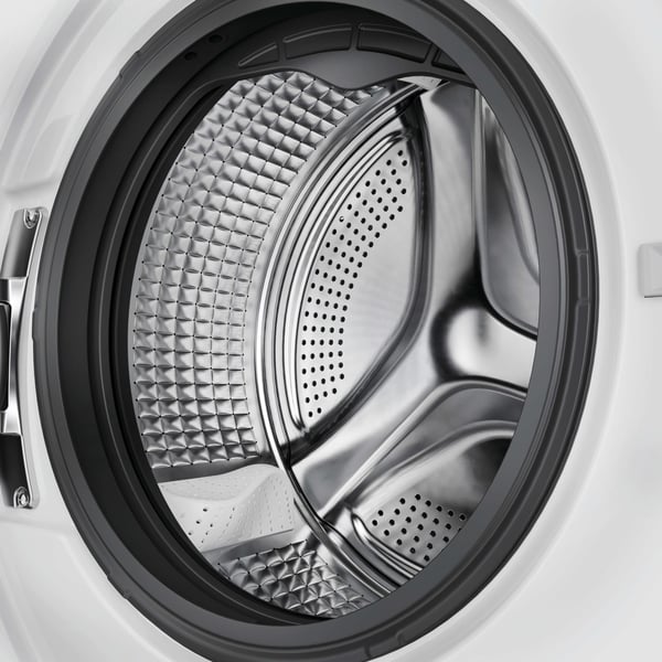 Haier HW80-B14367TU-IT vaskemaskine Front-læsning 8 kg 1400 rpm Sølv, Hvid
