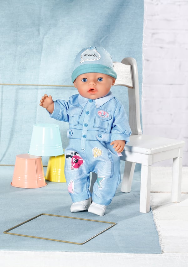 BABY born Deluxe Jeans Overall Dukketøjsæt
