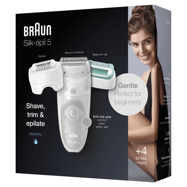 Braun Silk-épil 5 81770430 epilatorer 28 pincetter Vit