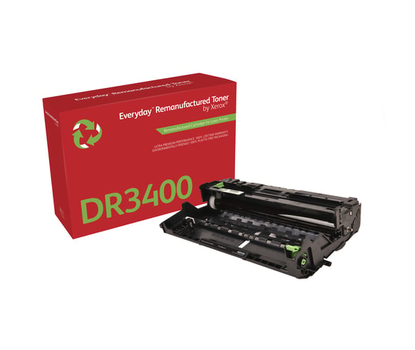 Xerox Everyday™ Mono Drum Remanufactured by compatible with Brother DR3400, Standard kapacitet Xerox Everyday™ Mono Drum Remanufactured by compatible with Brother DR3400, Standard kapacitet