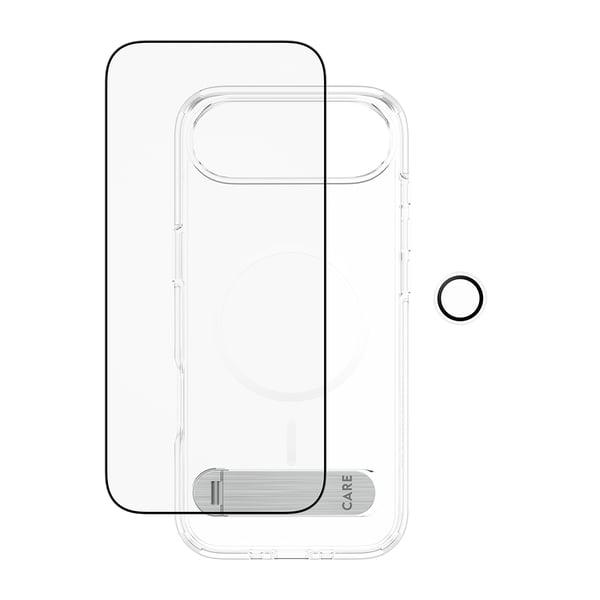 PanzerGlass ® | CARE by ® 3-in-1 Feature Kick Bundle iPhone Air Genomskinligt skärmskydd Apple 1 styck