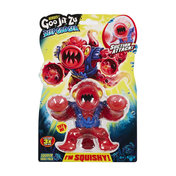 Goo Jit Zu Deep Goo Sea - Squidor Elastisk legetøjsfigur Goo Jit Zu Deep Goo Sea - Squidor Elastisk legetøjsfigur