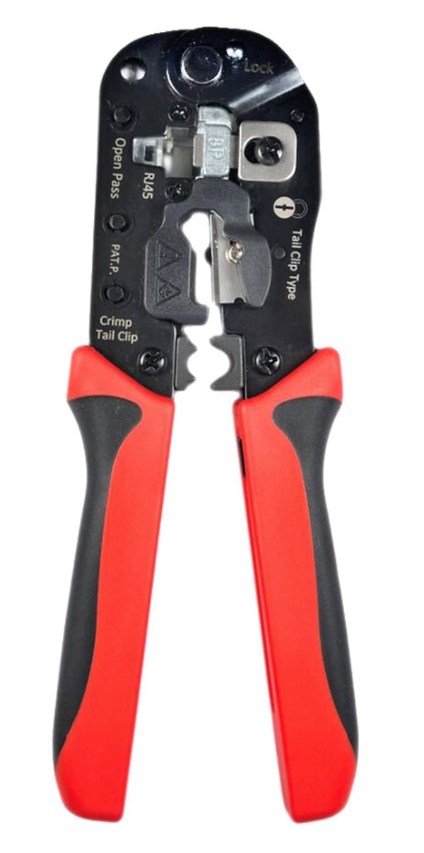 Lanview LVN125457 crimptång Röd