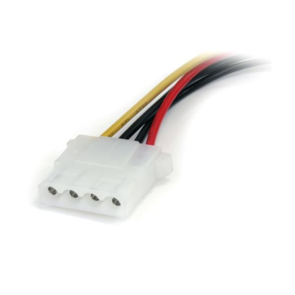 StarTech.com 15 cm SATA til LP4 strømadapter - H/S - Strømforsyning - SATA-strømstik (M)