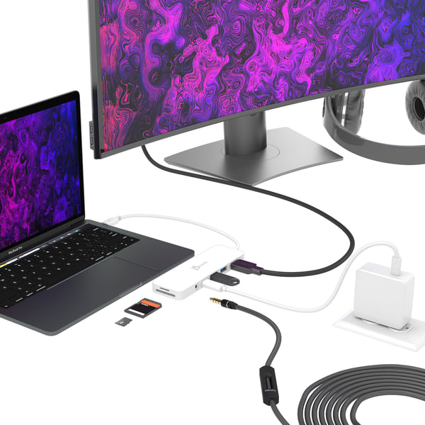 j5create JCD373-N USB-C® lättviktig multiadapter