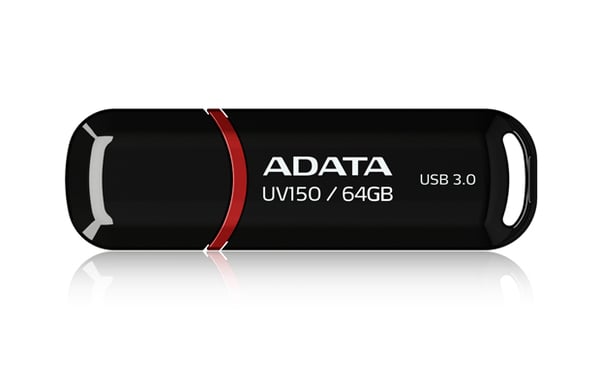 ADATA 64GB DashDrive UV150 USB-nøgle USB Type-A 3.2 Gen 1 (3.1 Gen 1) Sort