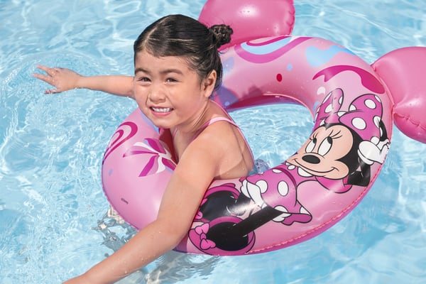 Bestway 9102N pool- och badmadrass Rosa Bild PVC Simring