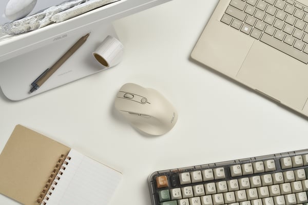 ASUS MD105 MOUSE/MK-WH hiiri Universaali Oikeakätinen RF Wireless + Bluetooth 2400 DPI