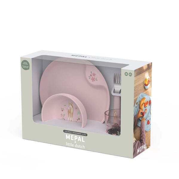 Little Dutch 108041065406 bordservice til småbarn Toddler dinner set