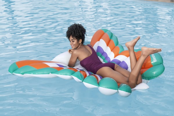 Bestway 43963 pool- och badmadrass Multifärg Mönstrad Polyvinylklorid (PVC)