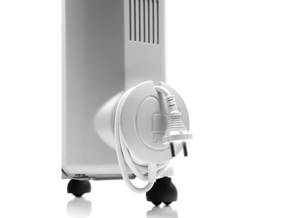 De’Longhi TRRS 0715 elektrisk rumsvärmare inomhus Vit 1500 W Elektrisk oljevärmare