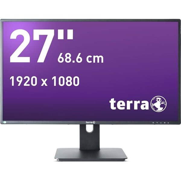 TERRA LCD/LED 2756W PV V4 schwarz GREENLINE PLUS tietokoneen litteä näyttö 68,6 cm (27") 1920 x 1080 pikseliä Full HD Musta