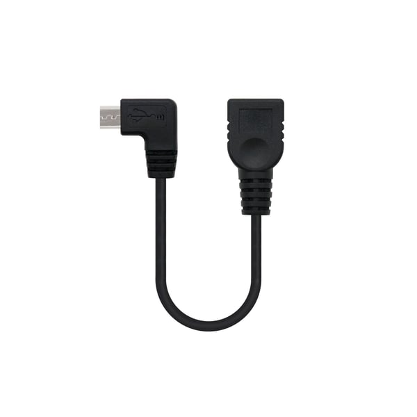 Nanocable 10.01.3600 USB-kabel USB 2.0 0,15 m Micro-USB B USB A Sort