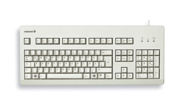 CHERRY G80-3000 tangentbord Universal USB QWERTZ tyska Grå