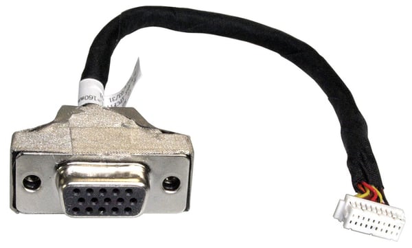Shuttle PVG01 VGA port expansion kit for Slim-PCs 15-pin Mini D-Sub 2 x 10-pin Svart, Rostfritt stål, Vit