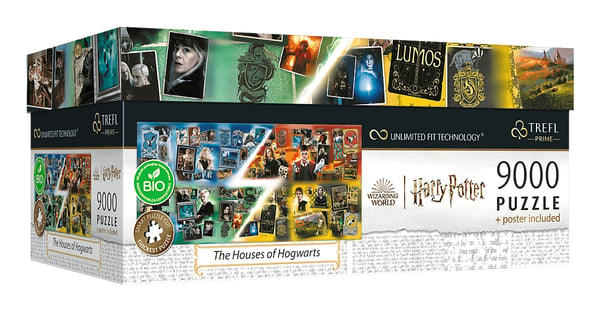 Pussel 9000 Hogwarts hus TREFL