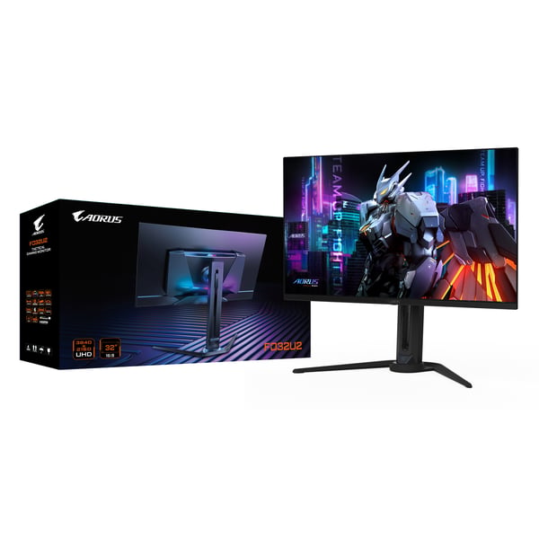 GIGABYTE AORUS FO32U2 computerskærm 80 cm (31.5") 3840 x 2160 pixel 4K Ultra HD OLED Sort